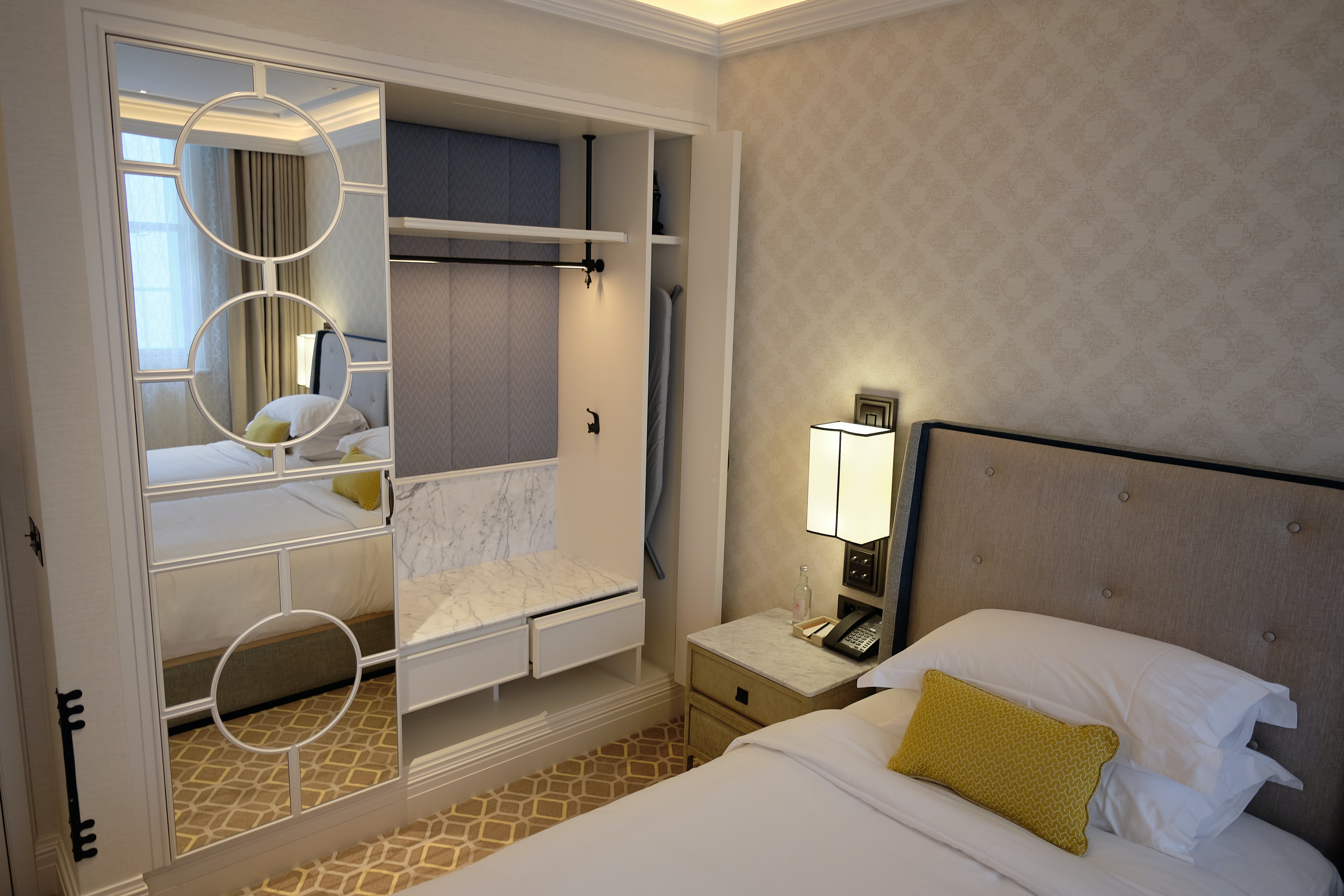 photo d'une chambre de l'hotel les mouettes