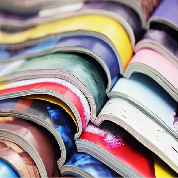 photo de plusieurs magazines