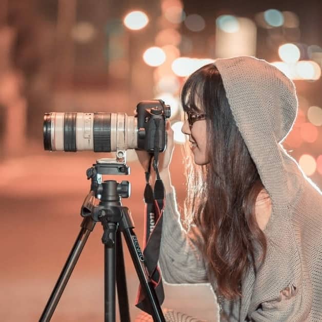 photo d'un professionnel en shooting-photo