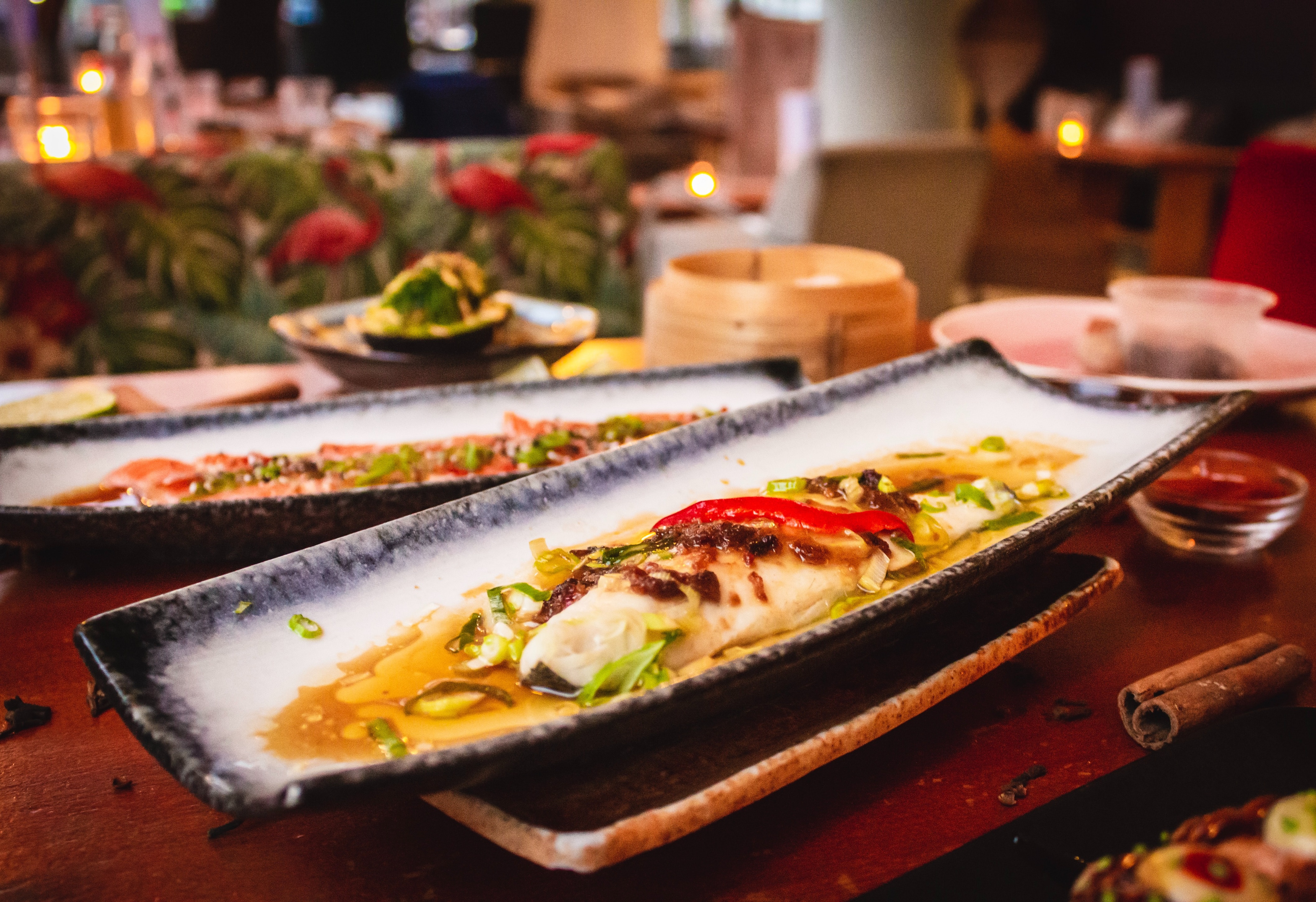Une table au restaurant la palette du goût