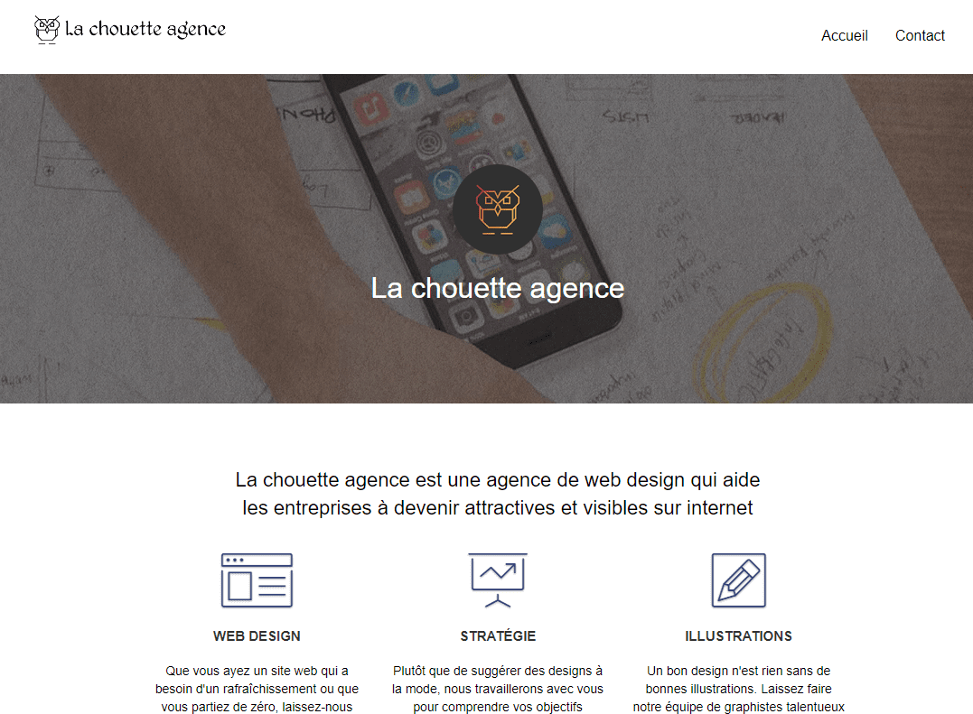 Projet La Chouette Agence